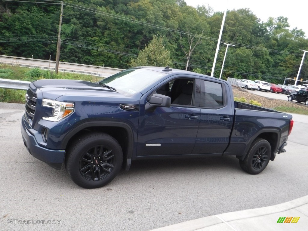 2021 Sierra 1500 Elevation Double Cab 4WD - Pacific Blue Metallic / Jet Black photo #16