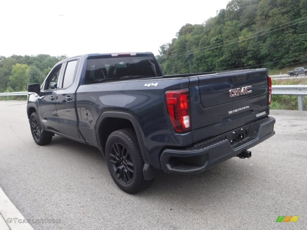 2021 Sierra 1500 Elevation Double Cab 4WD - Pacific Blue Metallic / Jet Black photo #18