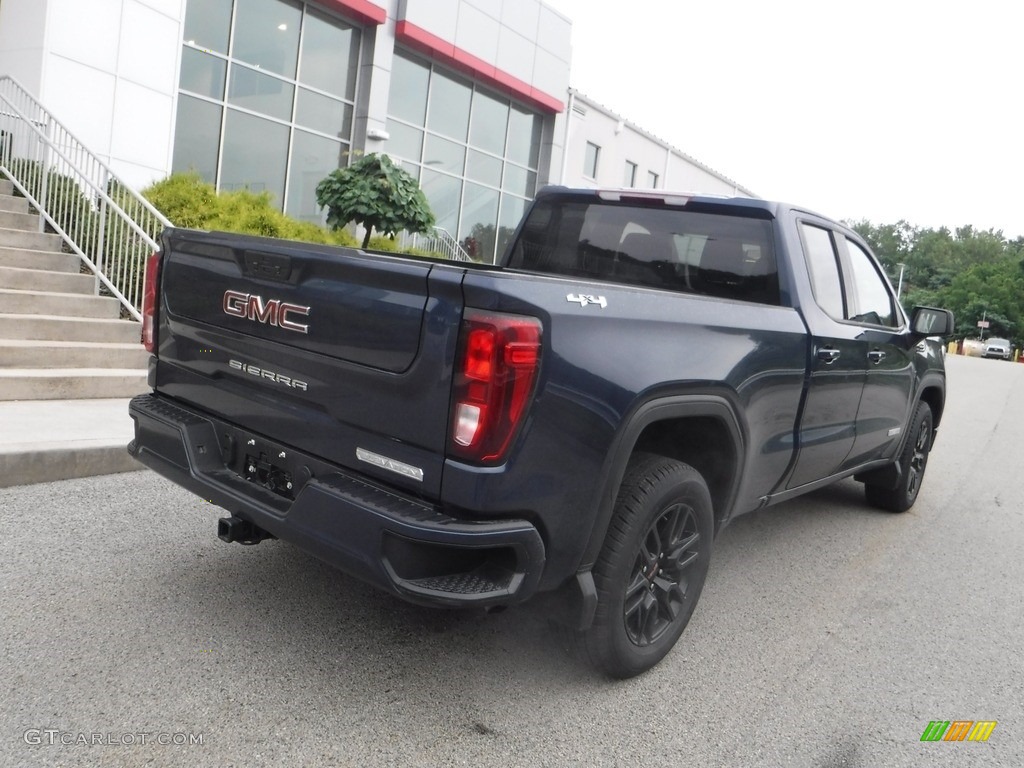 2021 Sierra 1500 Elevation Double Cab 4WD - Pacific Blue Metallic / Jet Black photo #20