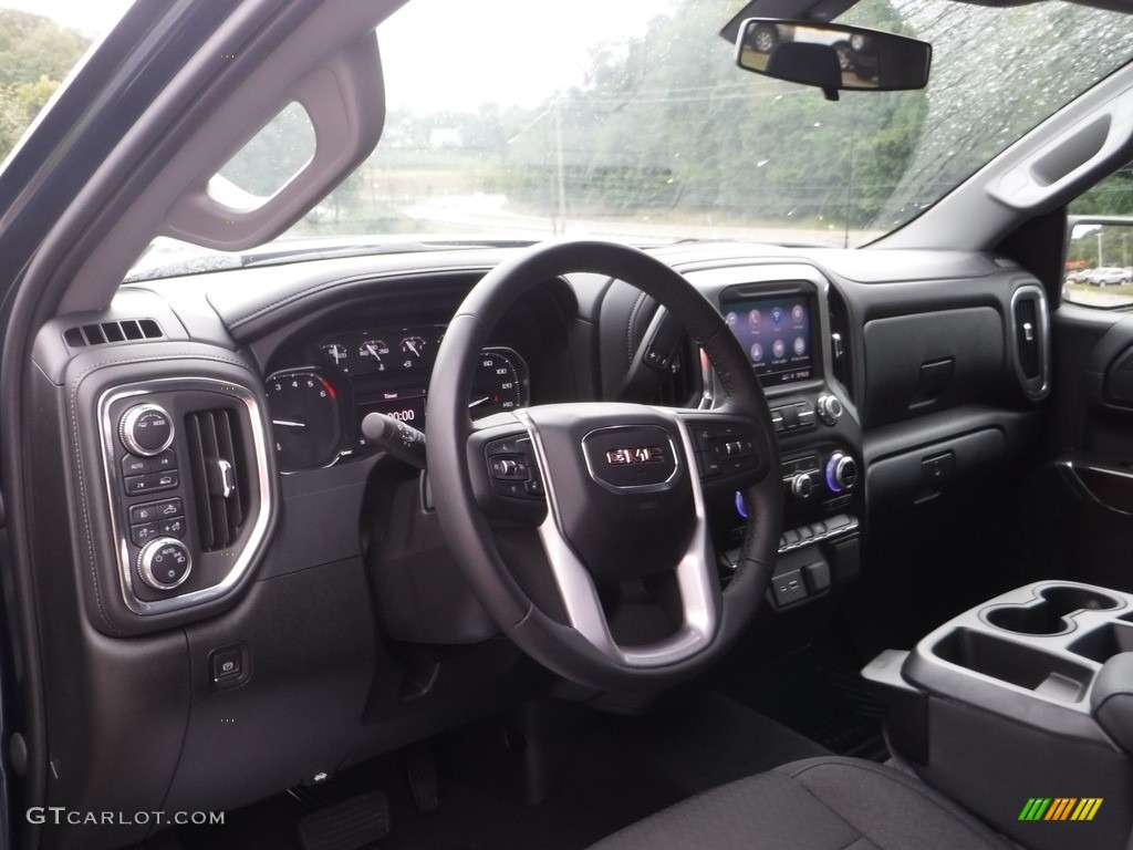 2021 Sierra 1500 Elevation Double Cab 4WD - Pacific Blue Metallic / Jet Black photo #23
