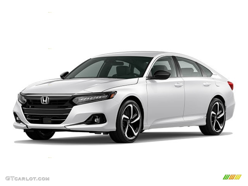 2021 Accord Sport - Platinum White Pearl / Black photo #40