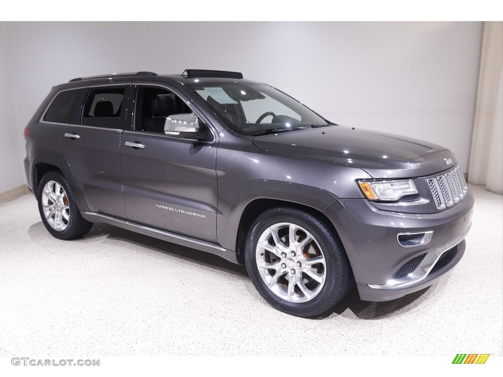 2014 Grand Cherokee Summit 4x4 - Granite Crystal Metallic / Summit Grand Canyon Jeep Brown Natura Leather photo #1