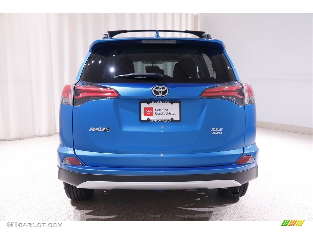 2016 RAV4 XLE AWD - Electric Storm Blue / Black photo #18