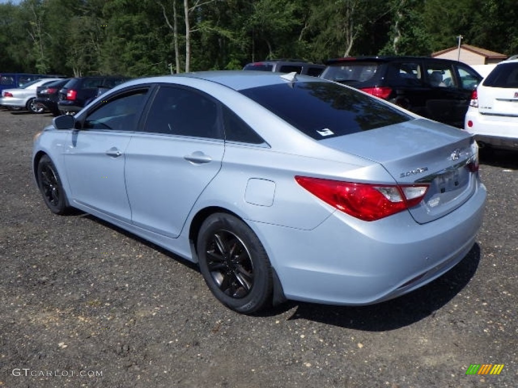 2012 Sonata GLS - Iridescent Silver Blue Pearl / Gray photo #3