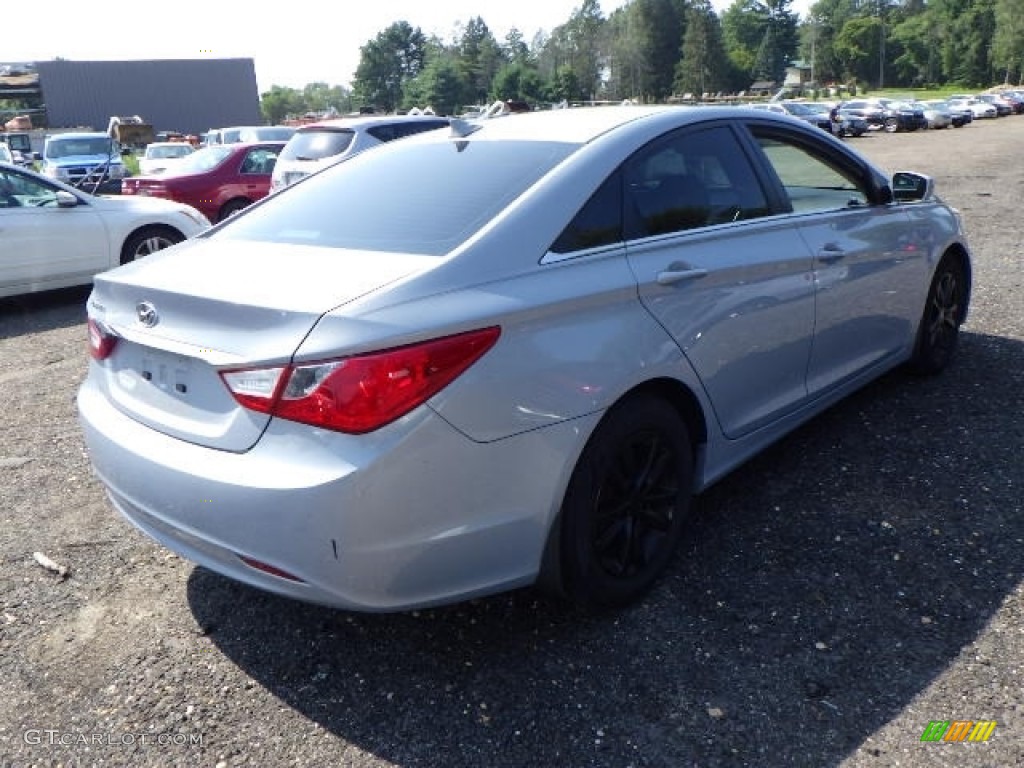 2012 Sonata GLS - Iridescent Silver Blue Pearl / Gray photo #4