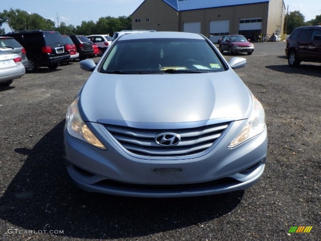 2012 Sonata GLS - Iridescent Silver Blue Pearl / Gray photo #5