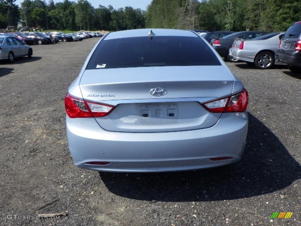 2012 Sonata GLS - Iridescent Silver Blue Pearl / Gray photo #6