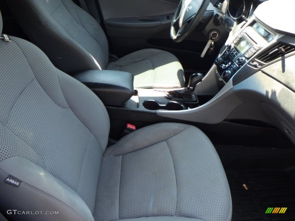 2012 Sonata GLS - Iridescent Silver Blue Pearl / Gray photo #8