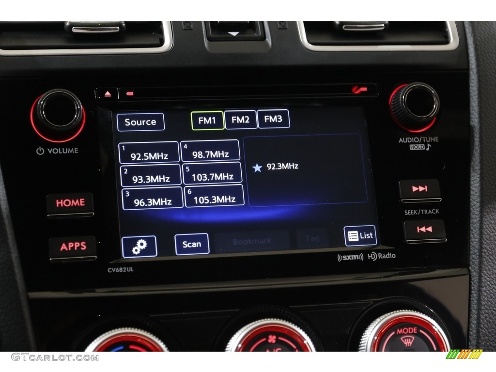 2017 Subaru WRX Standard WRX Model Audio System Photos