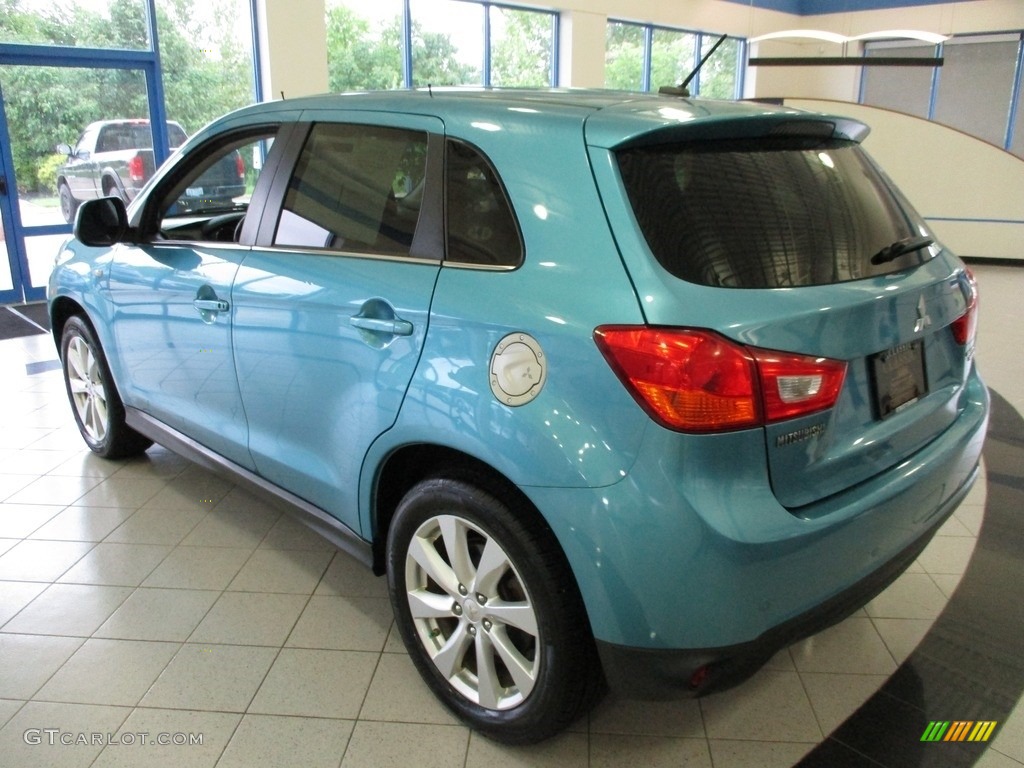 Laguna Blue Metallic 2014 Mitsubishi Outlander Sport SE AWD Exterior Photo #142701338