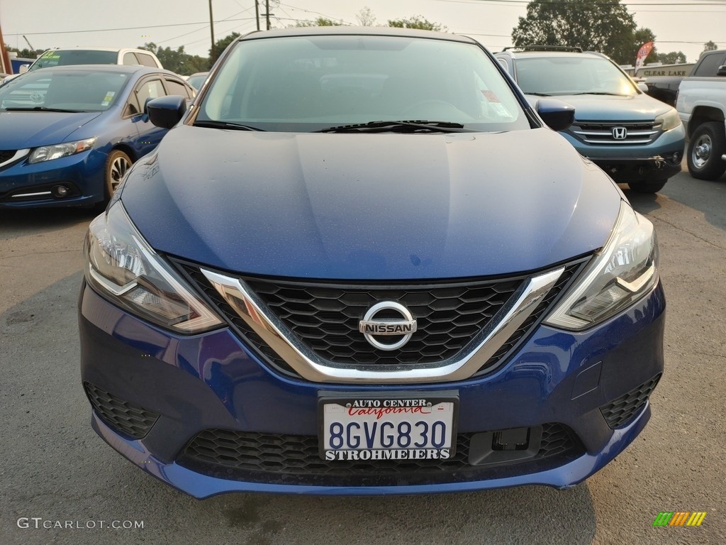 2019 Sentra SV - Deep Blue Pearl / Charcoal photo #2