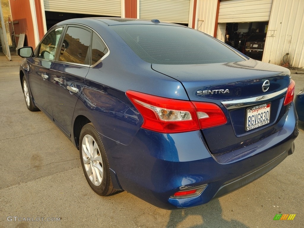 2019 Sentra SV - Deep Blue Pearl / Charcoal photo #4
