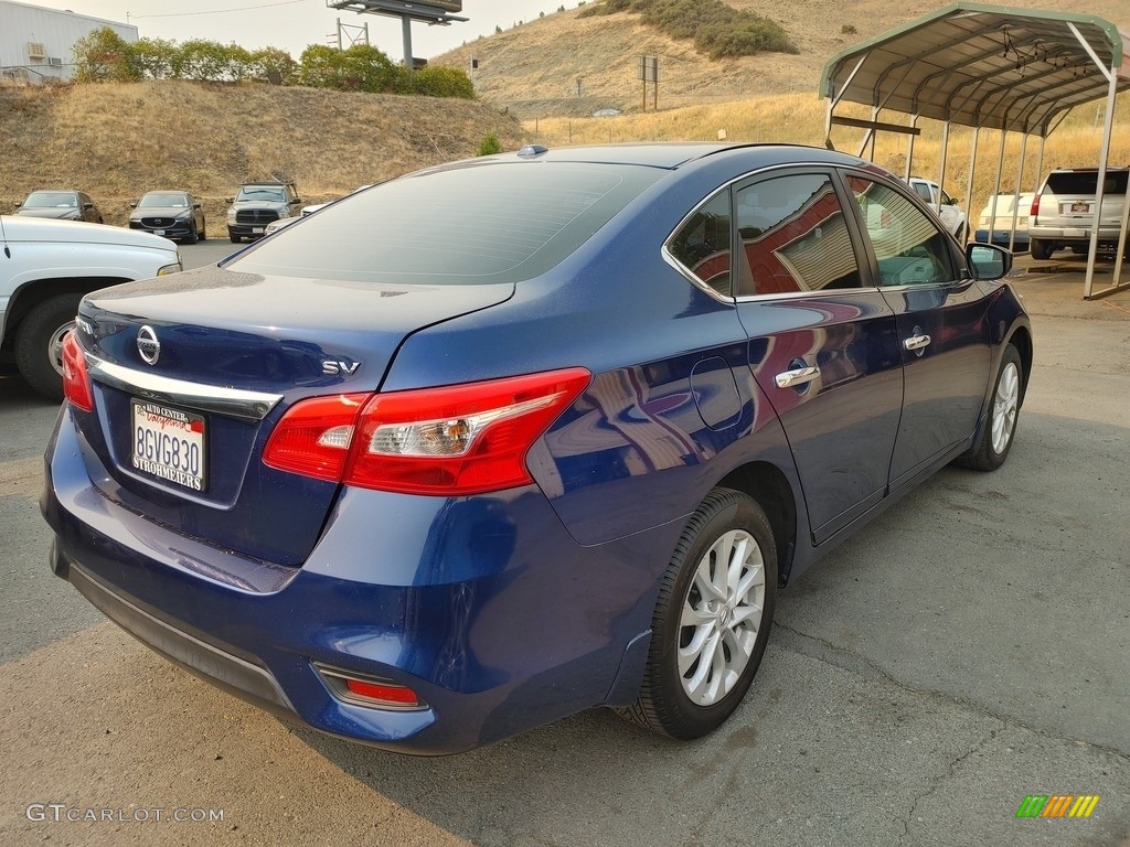 2019 Sentra SV - Deep Blue Pearl / Charcoal photo #6