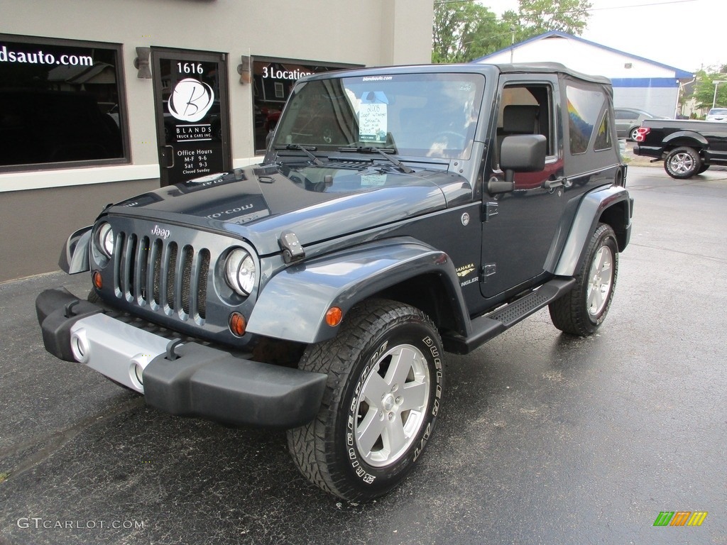 2008 Wrangler Sahara 4x4 - Steel Blue Metallic / Dark Slate Gray/Medium Slate Gray photo #2