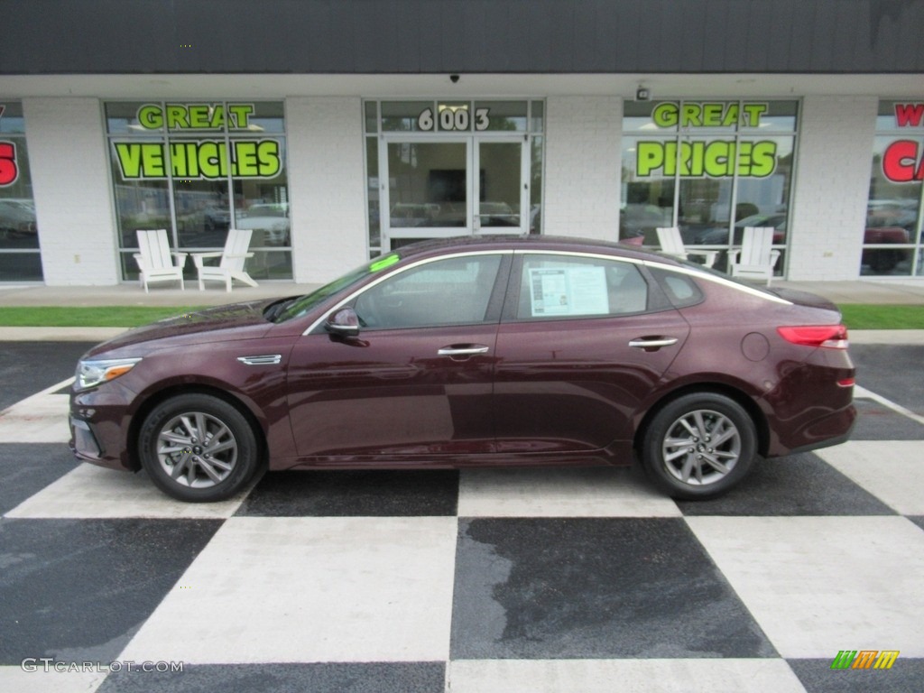 2020 Optima LX - Sangria / Black photo #1