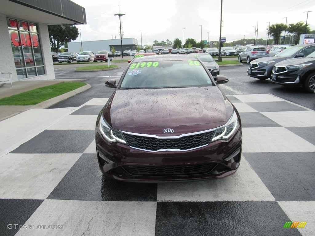 2020 Optima LX - Sangria / Black photo #2