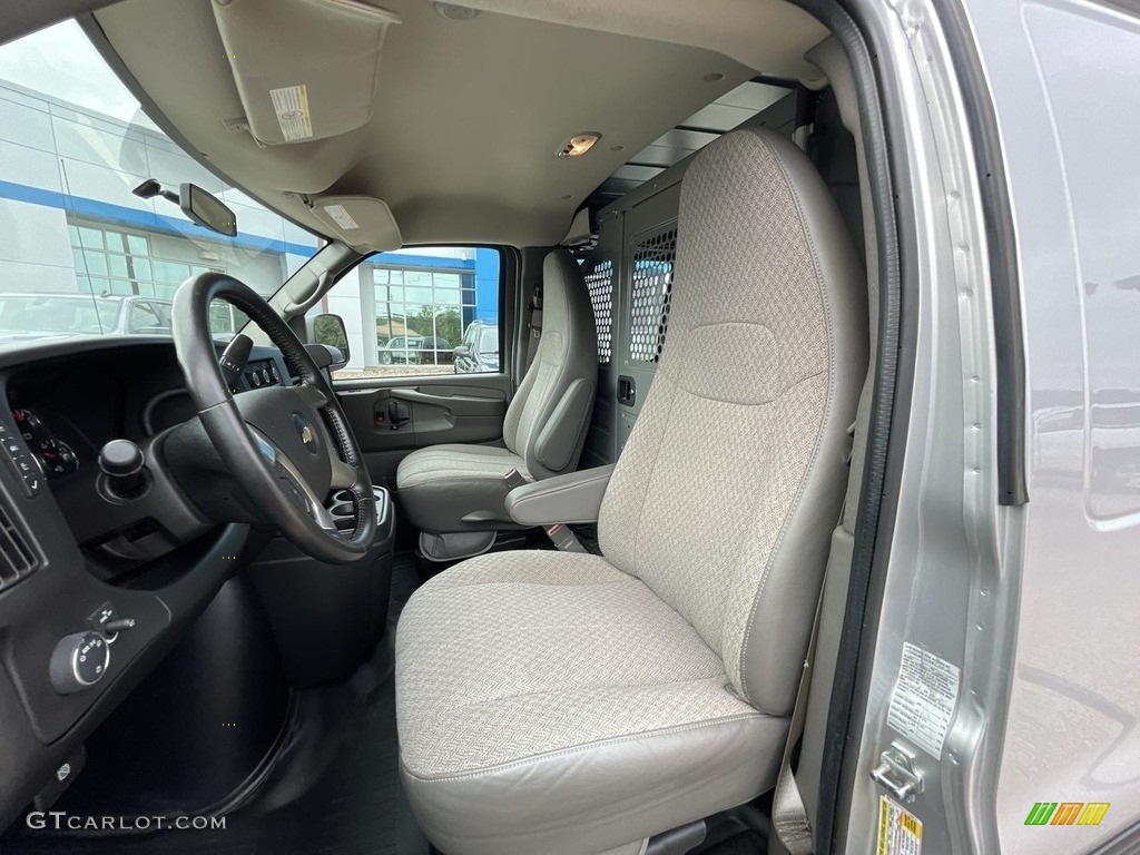Medium Pewter Interior 2015 Chevrolet Express 3500 Cargo WT Photo #142706144
