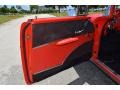 Red/Black 1957 Chevrolet Nomad Station Wagon Door Panel