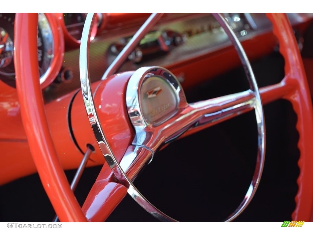 1957 Chevrolet Nomad Station Wagon Red/Black Steering Wheel Photo #142706675