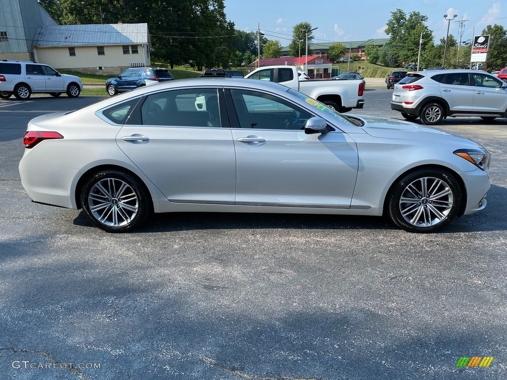 2019 Genesis G80 AWD - Santiago Silver / Black photo #5