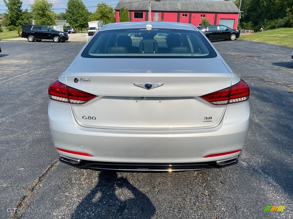2019 Genesis G80 AWD - Santiago Silver / Black photo #7