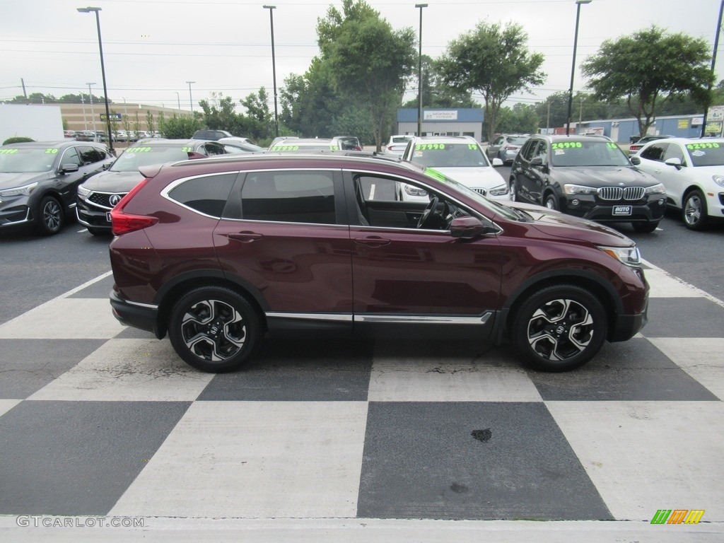 2019 CR-V Touring - Basque Red Pearl II / Gray photo #3