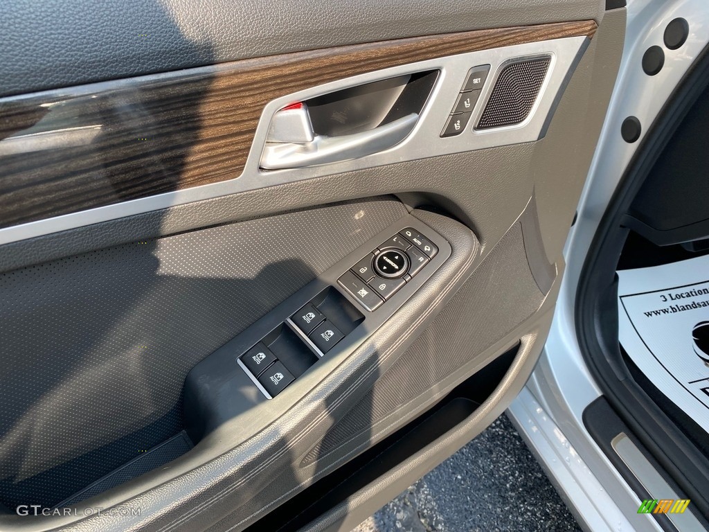 2019 Genesis G80 AWD - Santiago Silver / Black photo #12