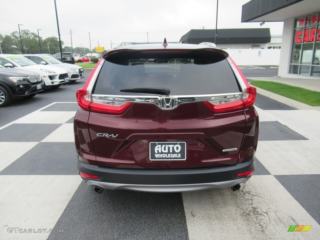 2019 CR-V Touring - Basque Red Pearl II / Gray photo #4