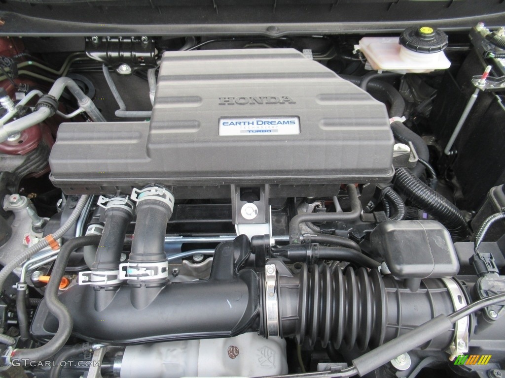2019 CR-V Touring - Basque Red Pearl II / Gray photo #6
