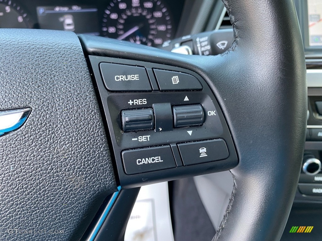 2019 Genesis G80 AWD - Santiago Silver / Black photo #17