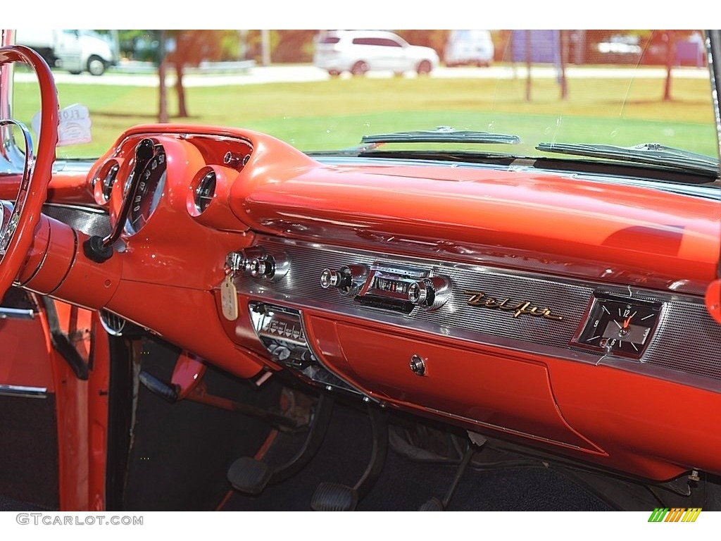 1957 Chevrolet Nomad Station Wagon Red/Black Dashboard Photo #142707158