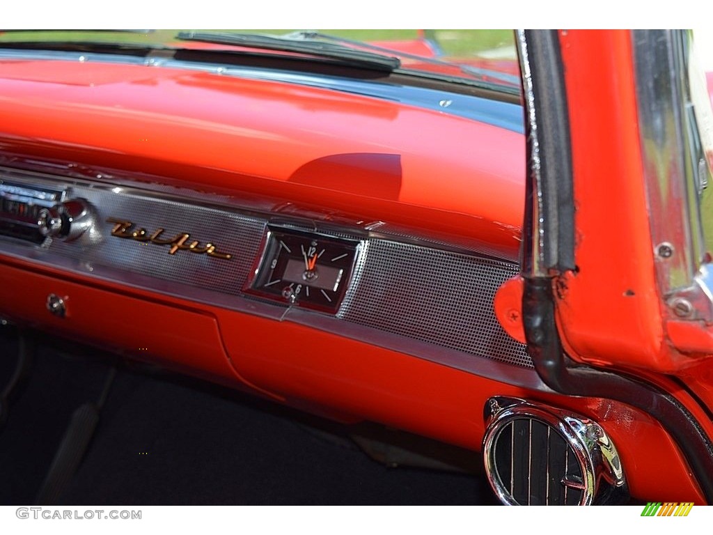 1957 Chevrolet Nomad Station Wagon Red/Black Dashboard Photo #142707173