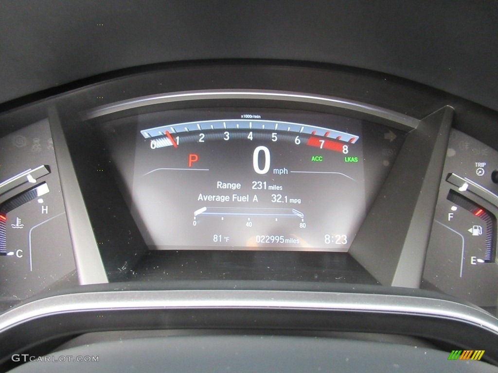 2019 CR-V Touring - Basque Red Pearl II / Gray photo #16
