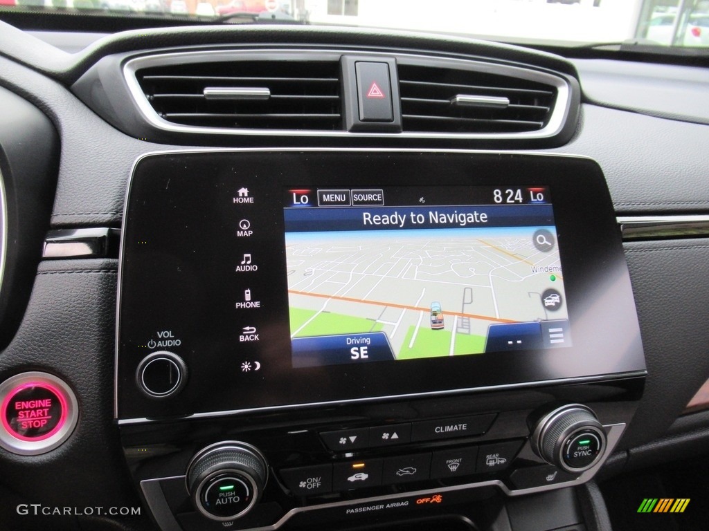 2019 CR-V Touring - Basque Red Pearl II / Gray photo #17