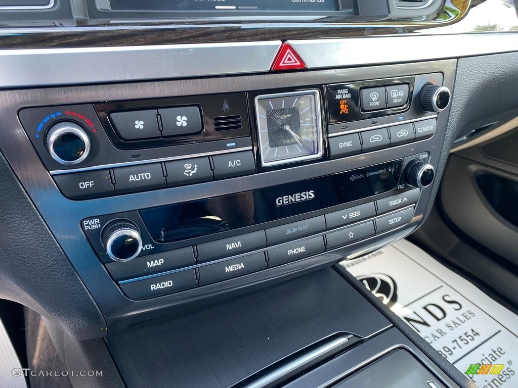 2019 Genesis G80 AWD - Santiago Silver / Black photo #28