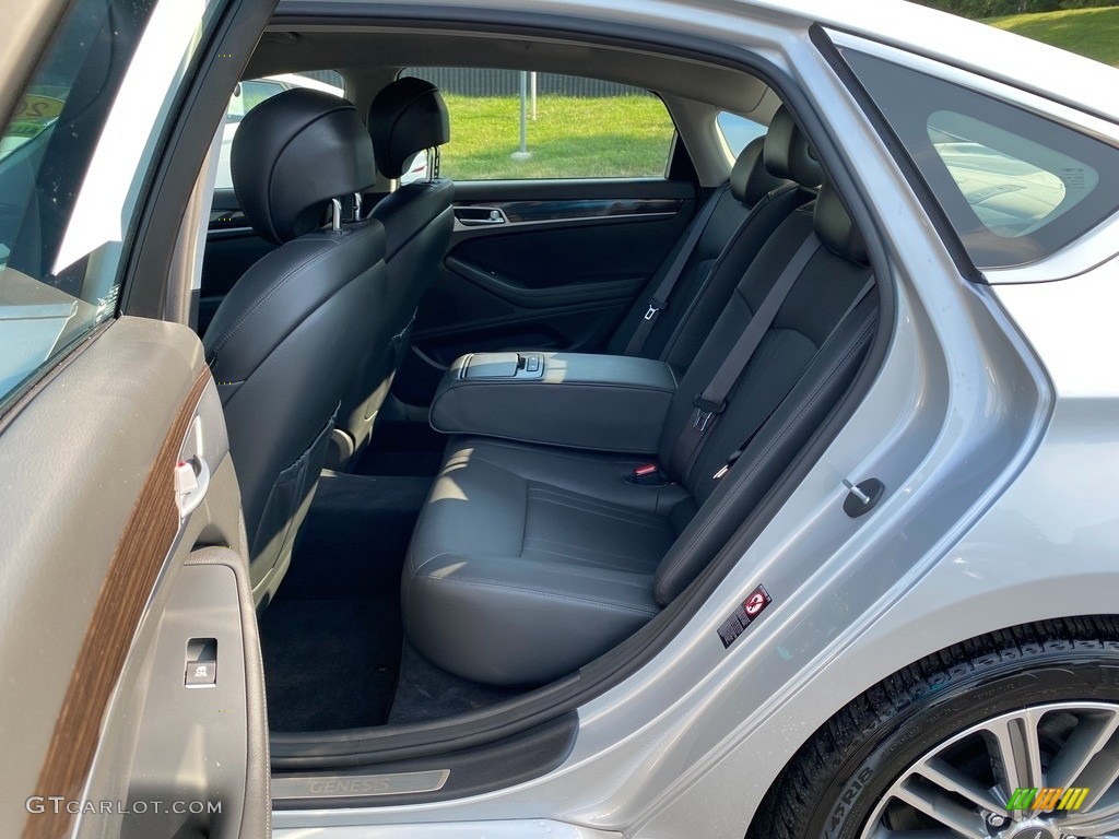 2019 Genesis G80 AWD - Santiago Silver / Black photo #37