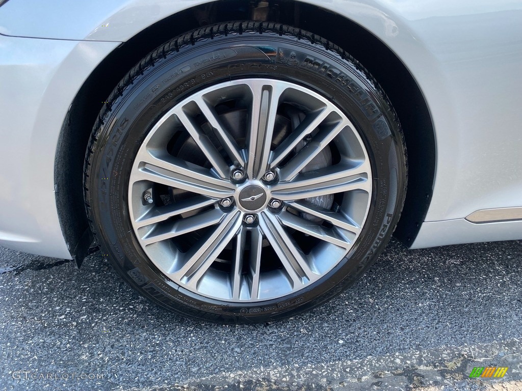 2019 Genesis G80 AWD - Santiago Silver / Black photo #42