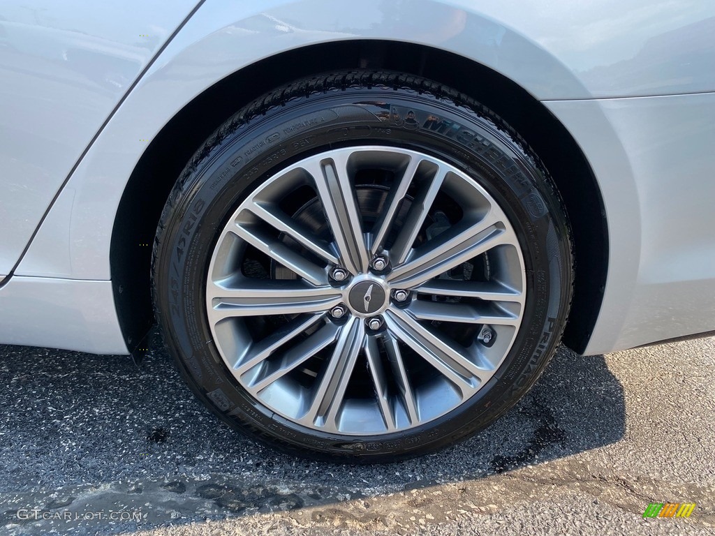 2019 Genesis G80 AWD - Santiago Silver / Black photo #45