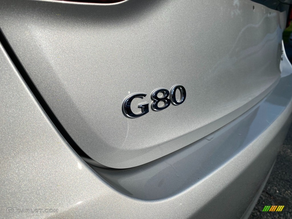 2019 Genesis G80 AWD - Santiago Silver / Black photo #46