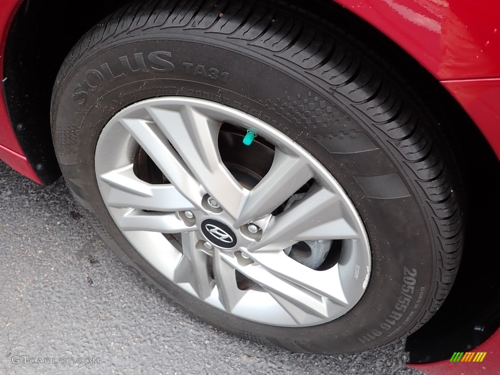 2019 Elantra SEL - Scarlet Red / Gray photo #13