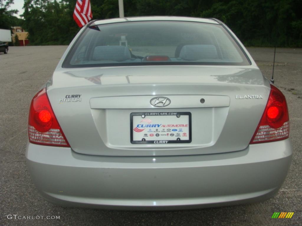 2006 Elantra GLS Sedan - Sterling Silver / Gray photo #4
