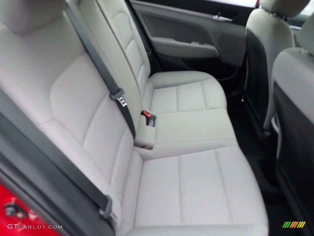 2019 Elantra SEL - Scarlet Red / Gray photo #17