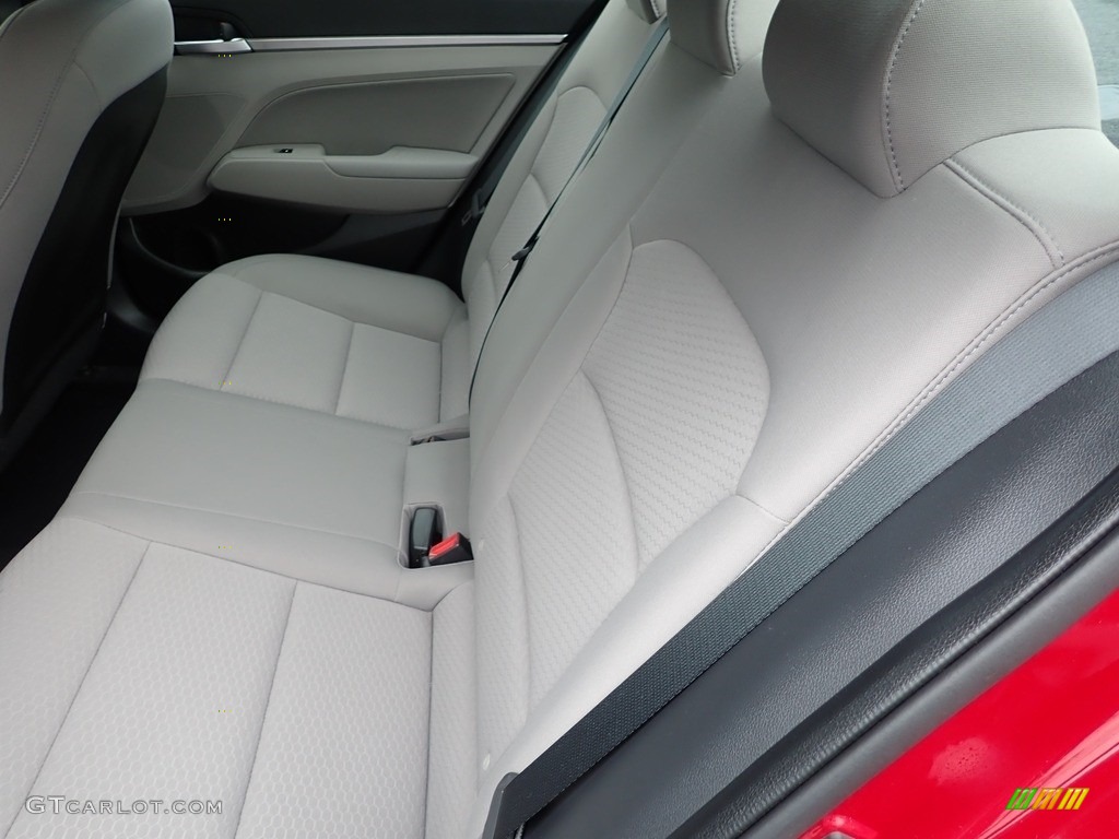 2019 Elantra SEL - Scarlet Red / Gray photo #20