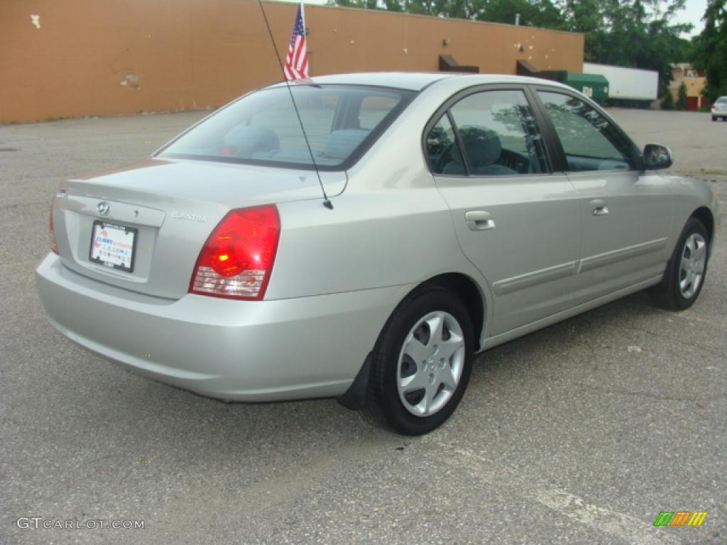 2006 Elantra GLS Sedan - Sterling Silver / Gray photo #5