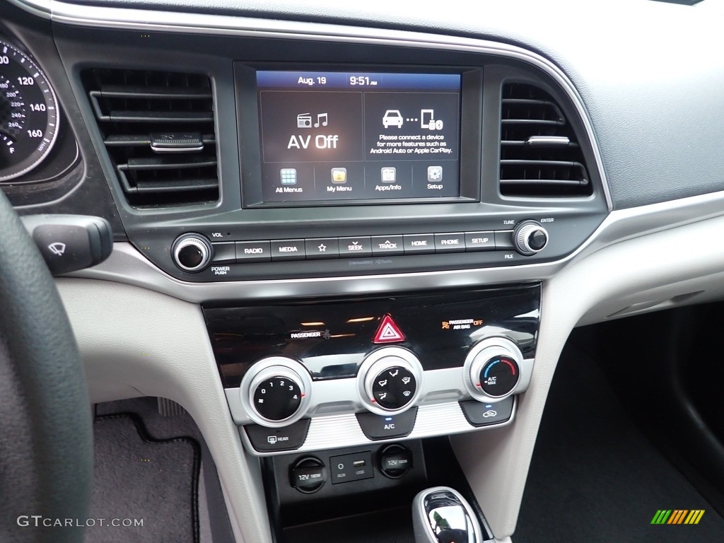 2019 Elantra SEL - Scarlet Red / Gray photo #27