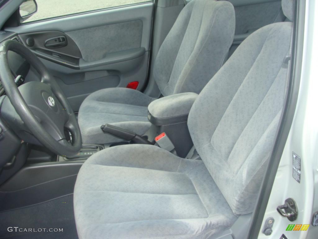 2006 Elantra GLS Sedan - Sterling Silver / Gray photo #9