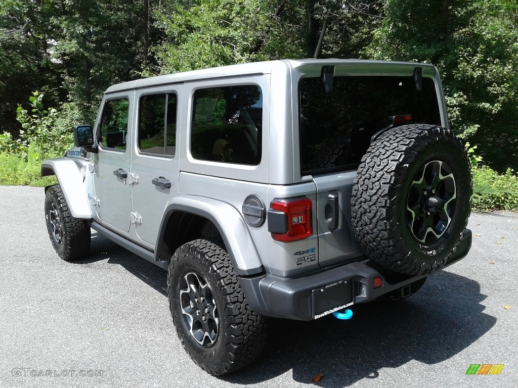 2021 Wrangler Unlimited Rubicon 4xe Hybrid - Billet Silver Metallic / Dark Saddle/Black photo #10