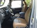 Dark Saddle/Black Front Seat Photo for 2021 Jeep Wrangler Unlimited #142708934