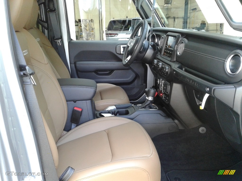 2021 Jeep Wrangler Unlimited Rubicon 4xe Hybrid Dark Saddle/Black Dashboard Photo #142709186