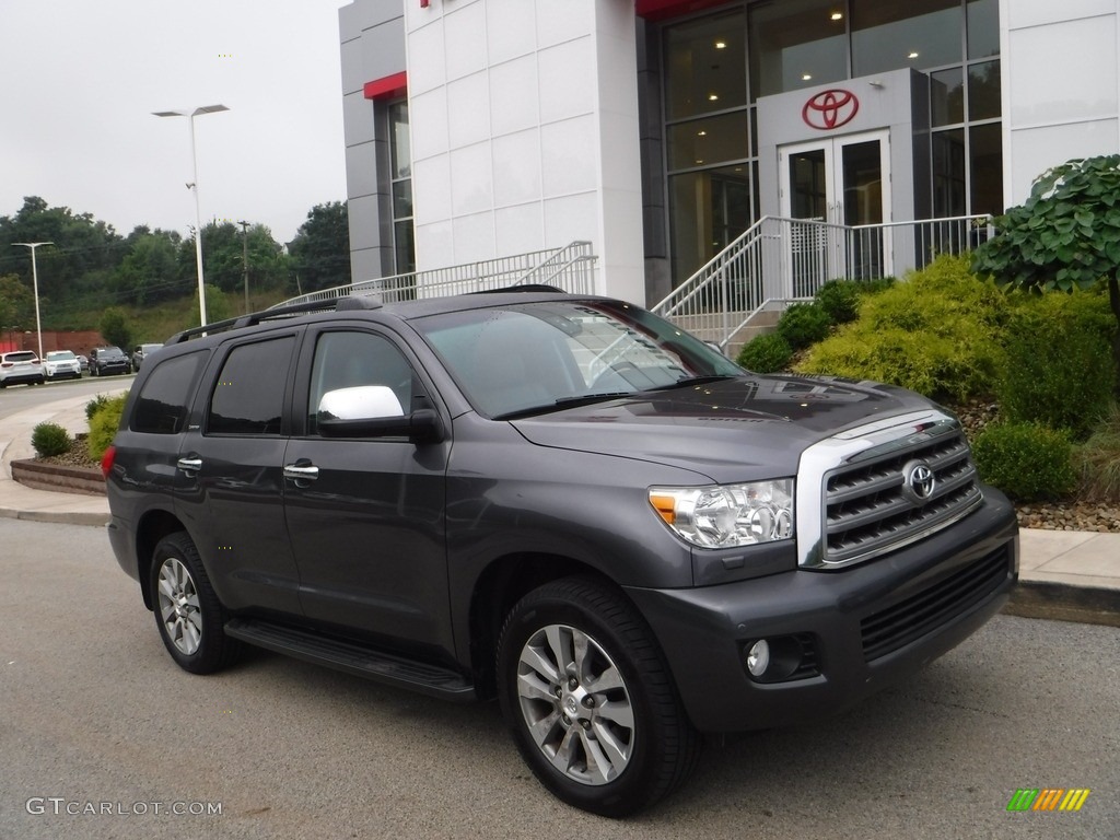 Magnetic Gray Metallic 2016 Toyota Sequoia Limited 4x4 Exterior Photo #142709576